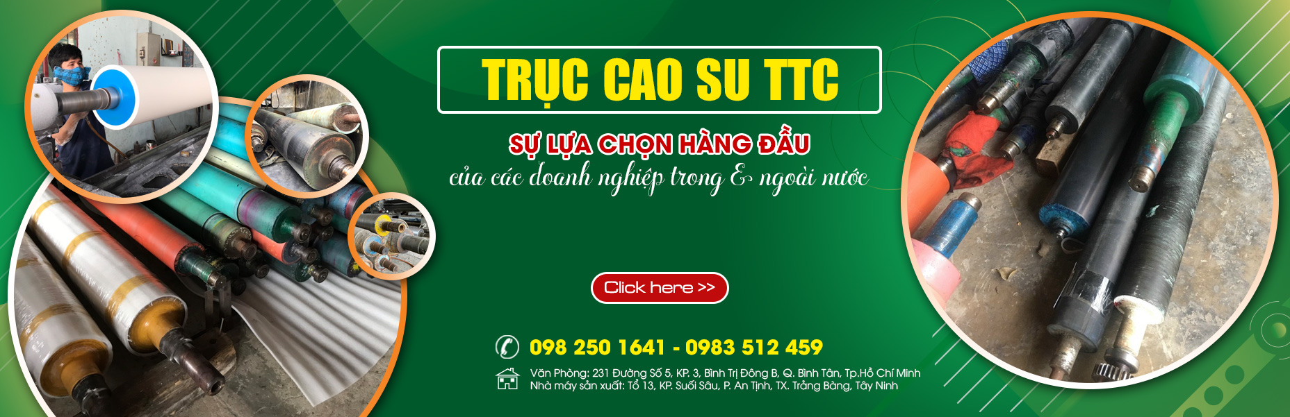 CÔNG TY TNHH TRỤC CAO SU TTC